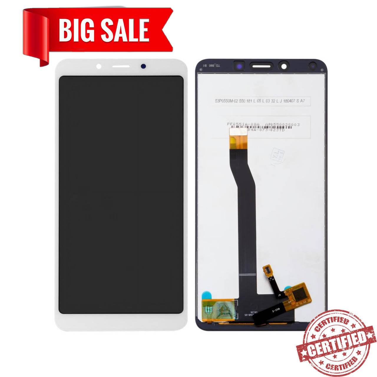 

Модуль (дисплей + сенсор) для XIAOMI Redmi 6/Redmi 6A білий, Белый
