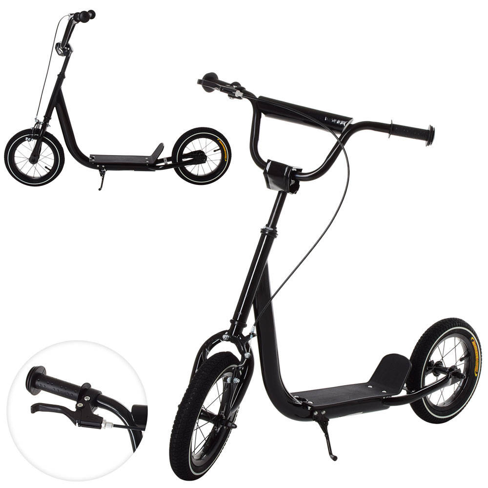 

Самокат подростковый на надувных колесах 12 дюймов iTrike SR 2-046-B черный