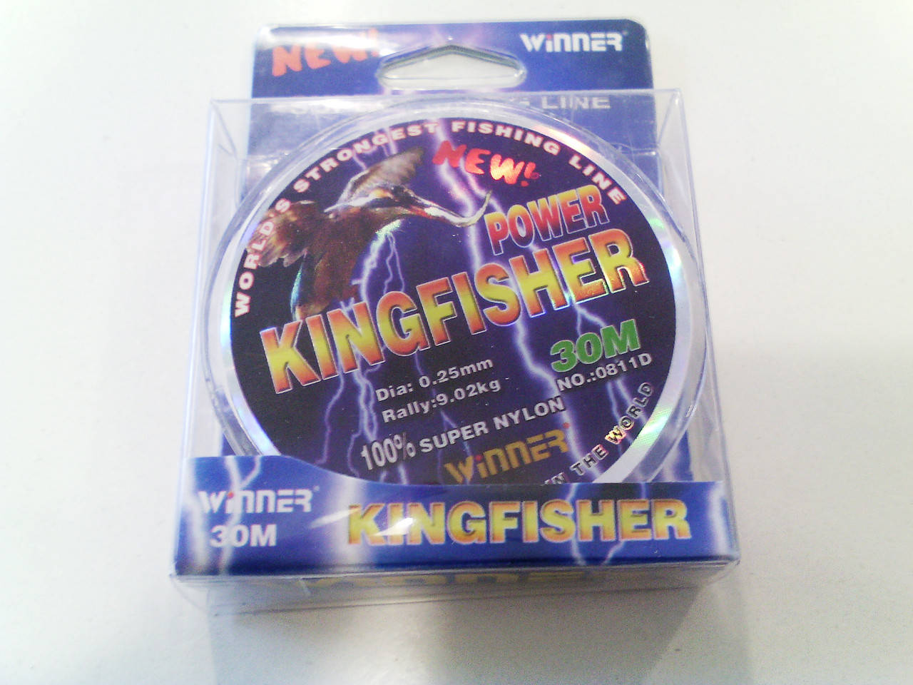 

Леска KingFisher 0.25мм 30м, Белый