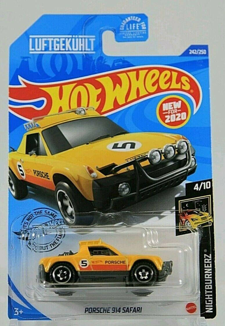 

Машинка Hot Wheels - Porsche 914 Safari - 2020 Nightburnerz (#242). Mattel. Оригинал