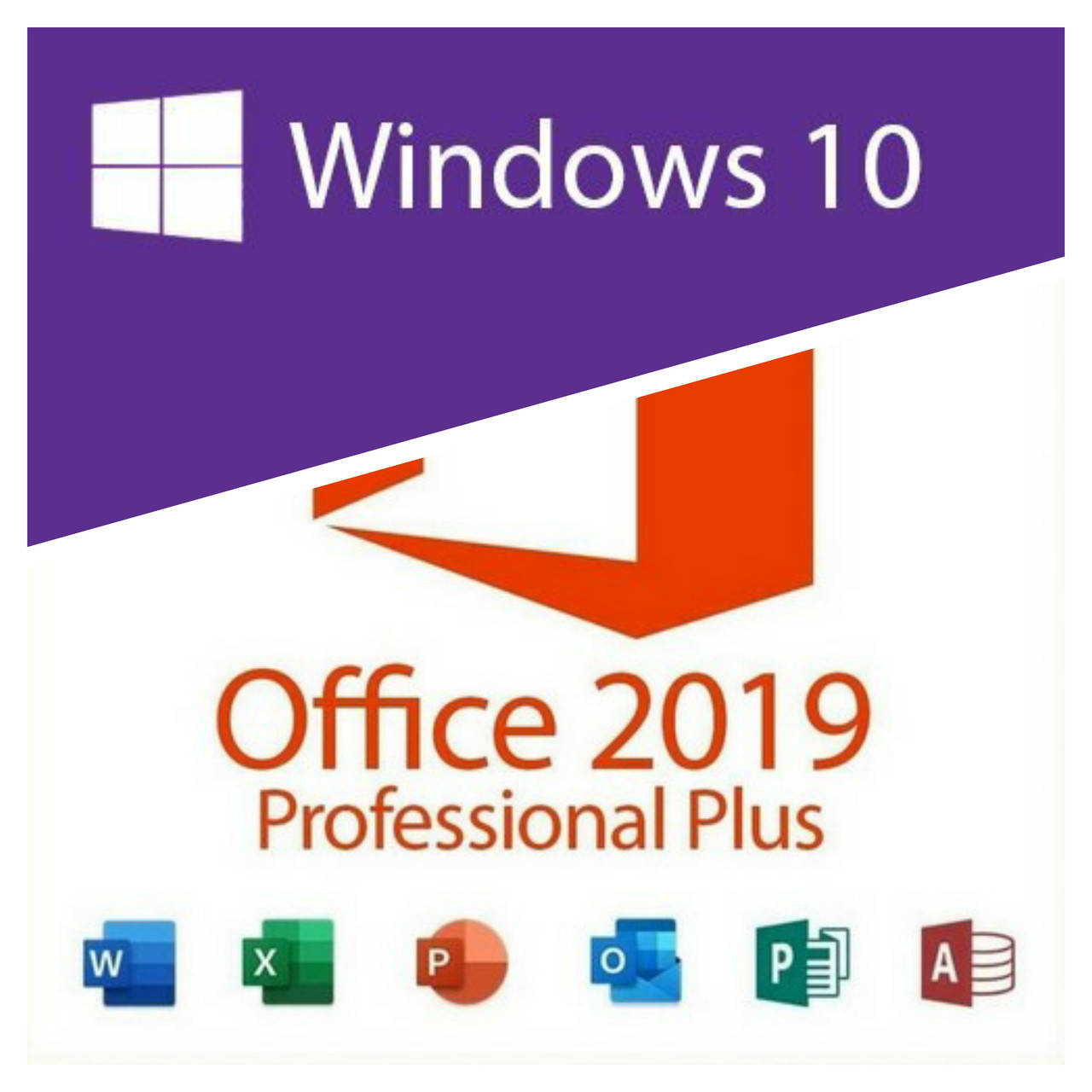 

Лицензионный ключ Microsoft Windows 10 Pro + Microsoft Office 2019 Pro Plus