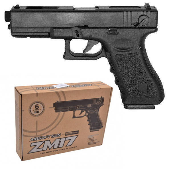 

Пистолет CYMA ZM17 с пульками металл пластик, детское оружие