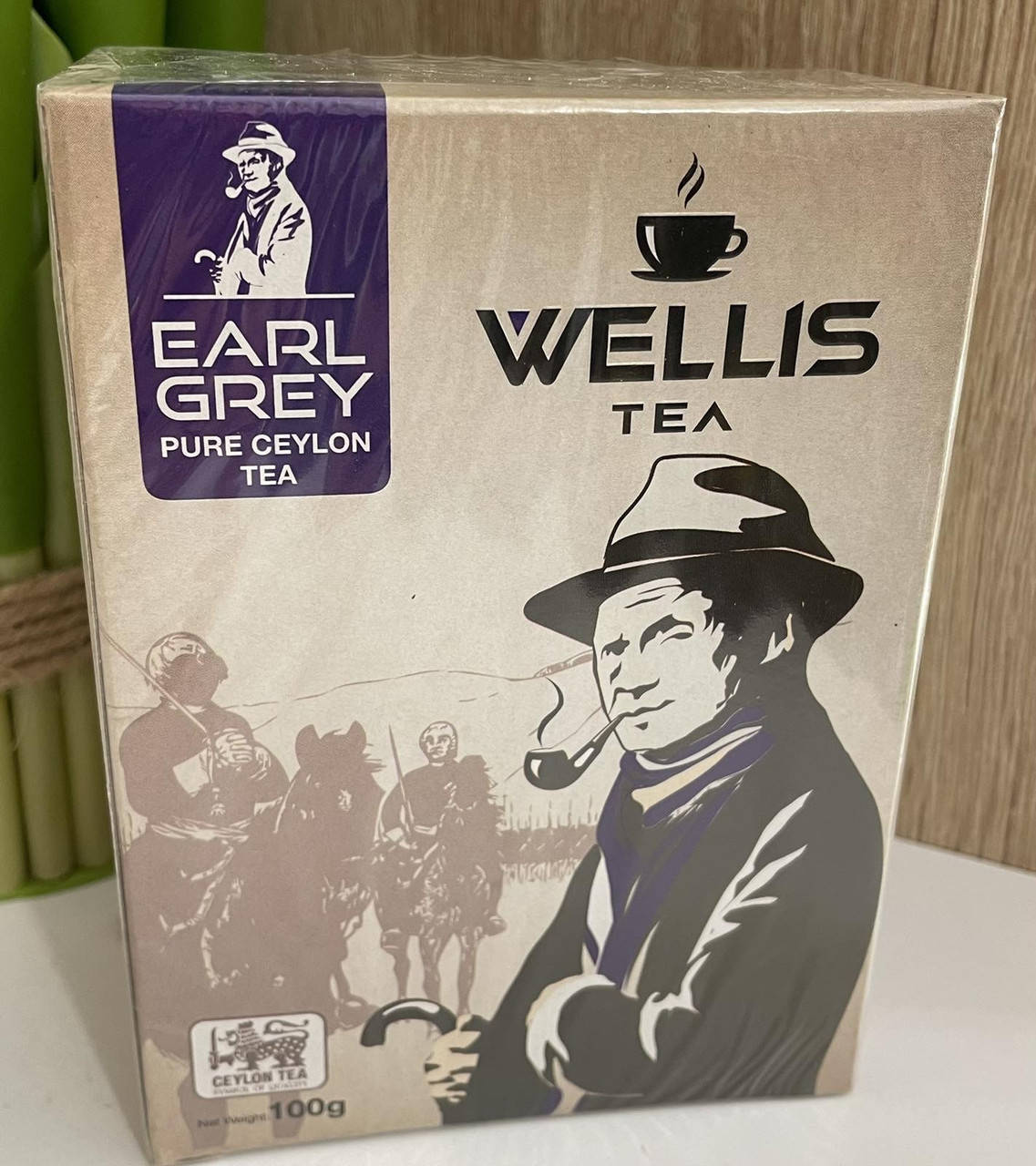 

Чай Wellis чёрный Earl grey, 100 грамм, цейлонский Веллис с бергамотом