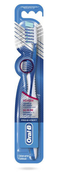 

Зубная щетка Oral-B Pro-Expert Все в одном средней жесткости