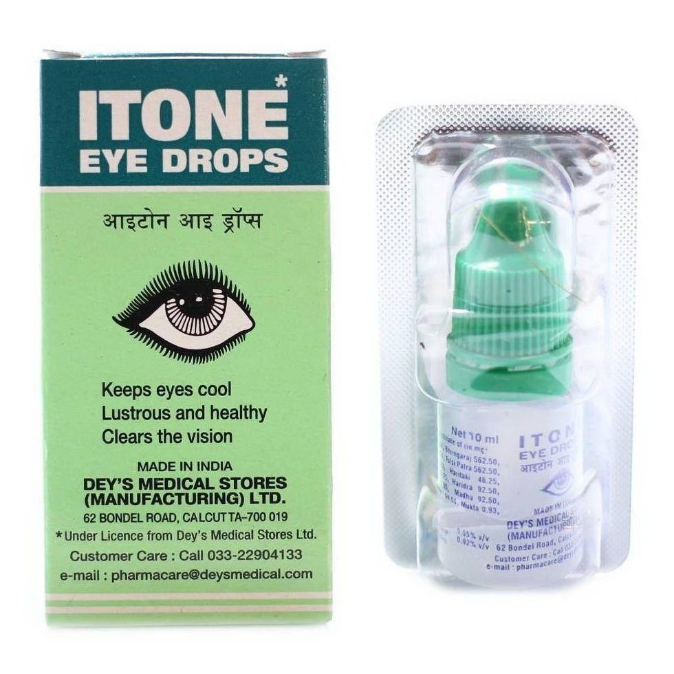 

Аюрведические глазные капли Айтон Itone Eye Drops с экстрактами растений