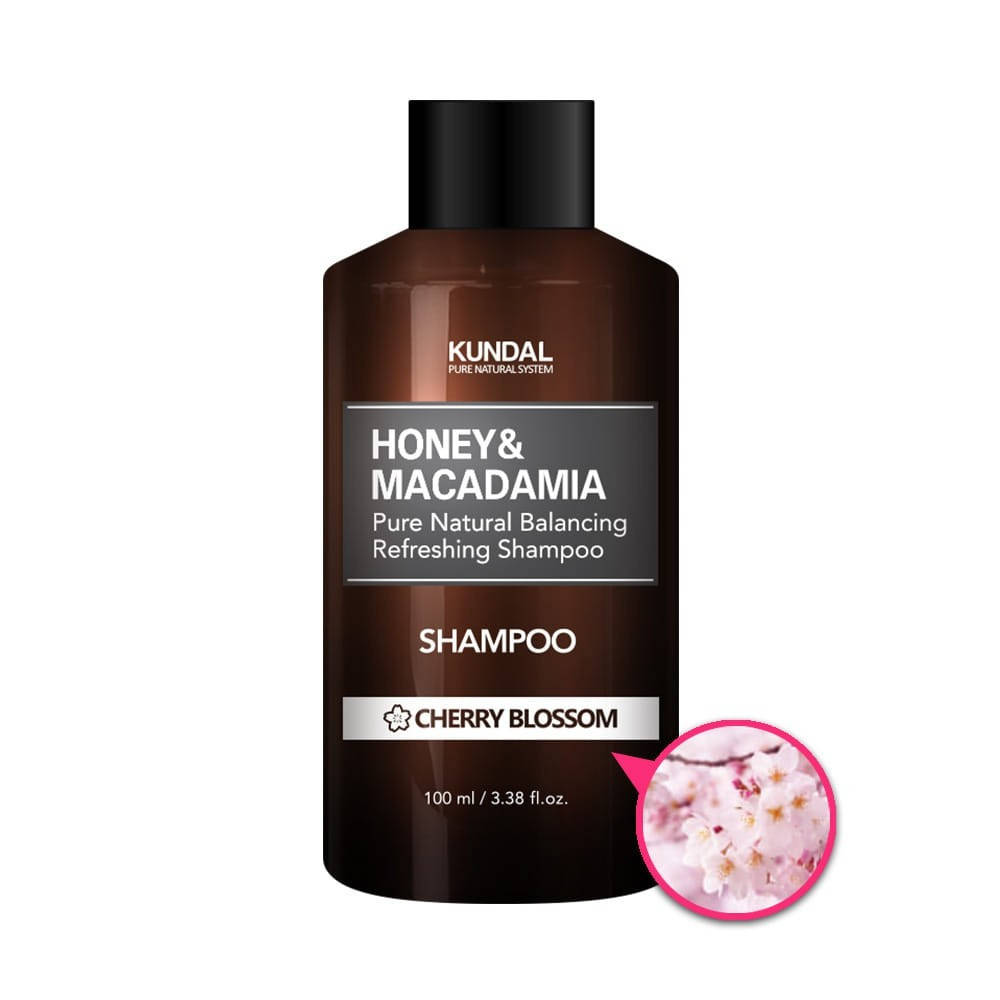 

Безсульфатный шампунь для волос "Цветущая вишня" KUNDAL Honey & Macadamia Shampoo Cherry Blossom 100ml