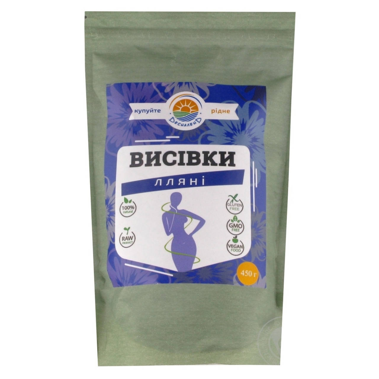 

Висівки лляні (кліктовина), 450г Десналенд