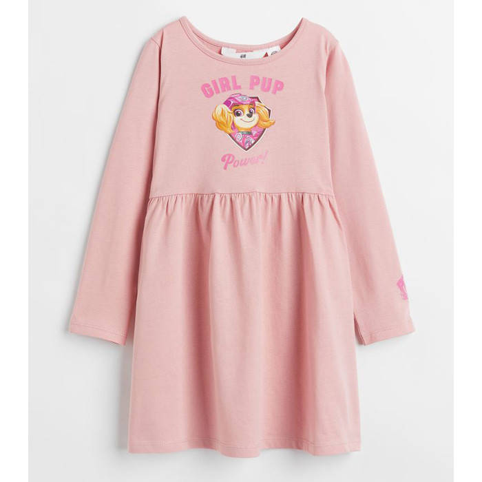 

Трикотажное платье Paw Patrol H&M на девочку 2-4 года - р.98/104 /10483/, Розовый