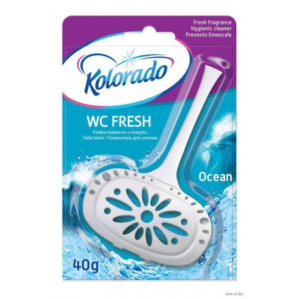 

Освежитель для туалета Kolorado морской, 40 г