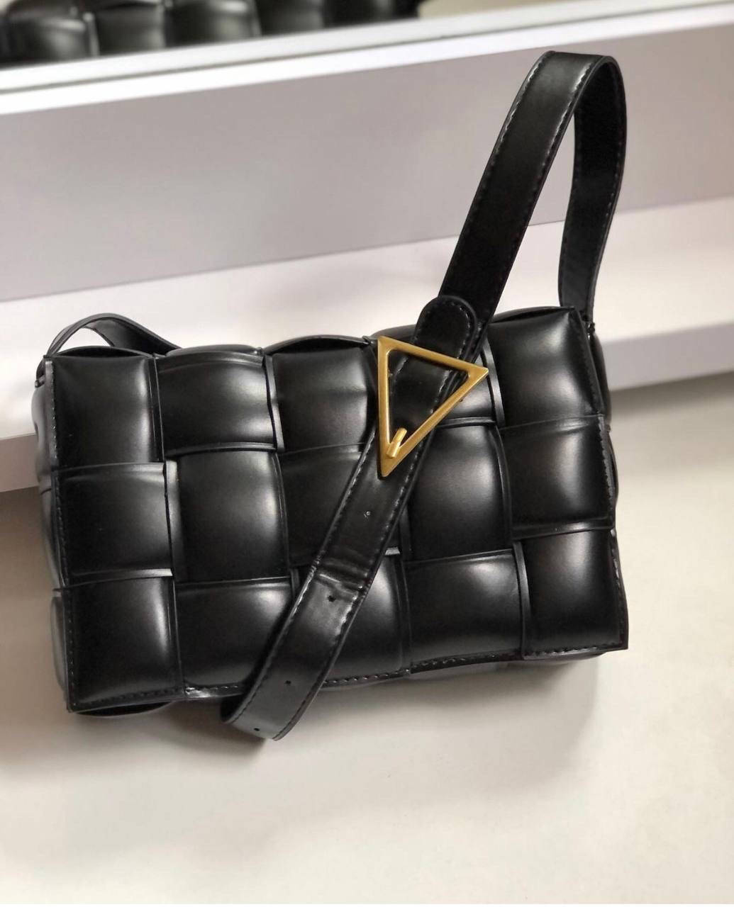 

Сумка женская в стиле Bottega Veneta, Черный