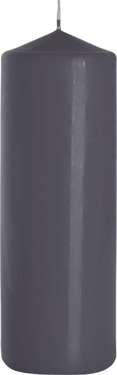 

Декоративная свеча-цилиндр sw80/250 серая BISPOL (25 см), Серый