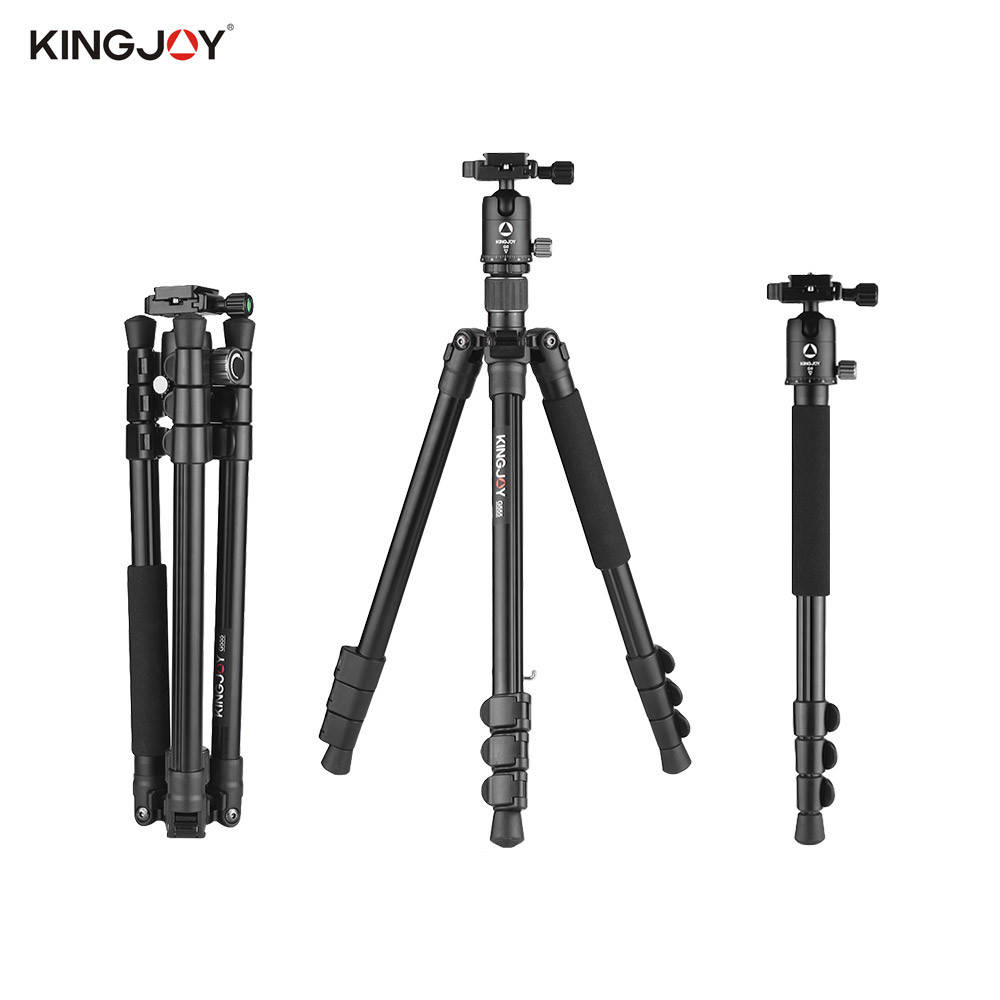 

Штатив для фото и видео съемки Kingjoy G555 +G0 PRO (трипод + монопод 2 в 1), Черный
