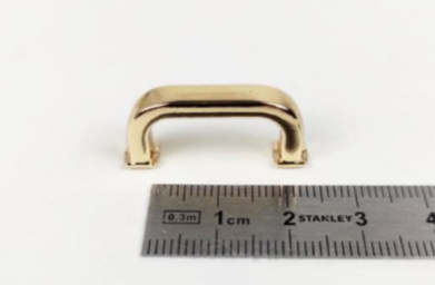 

Ручкодержатель для сумок, дуга прямоугольная, 19 мм, золото