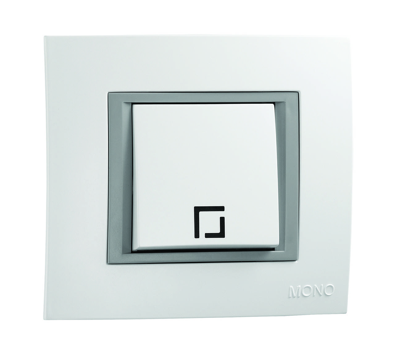 

Выключатель 1-кл с подсветкой Mono Electric, MONTE (белый)