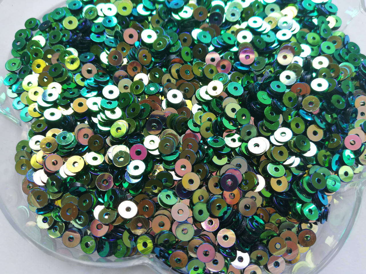 

Паєтки 2,5 мм Purple Green - Фіолетово-зелений - 5 г Індія