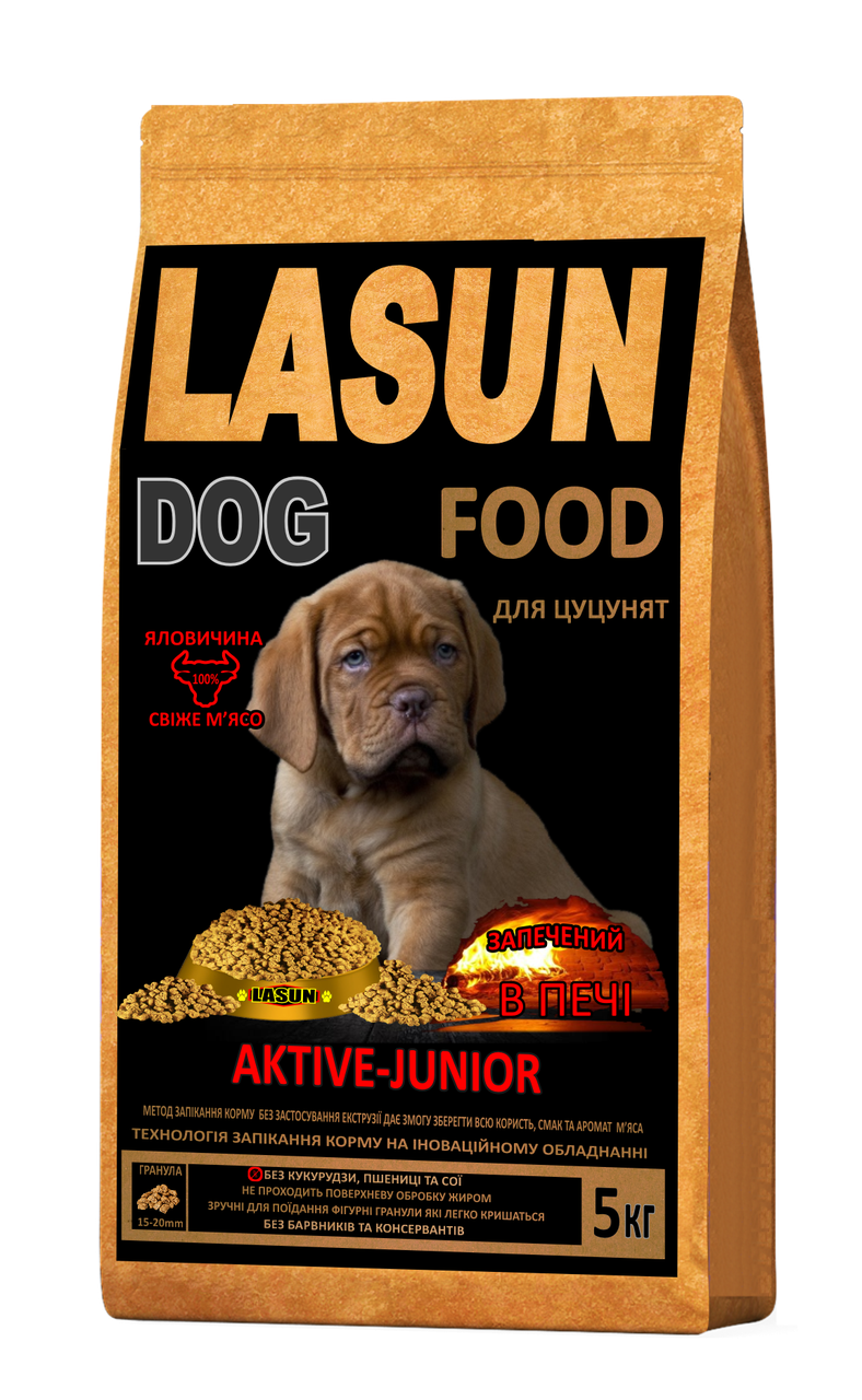 

Корм для щенков LASUN AKTIVE-JUNIOR 5 кг