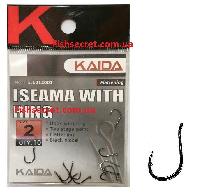 

Крючок KAIDA Iseama With Ring 2