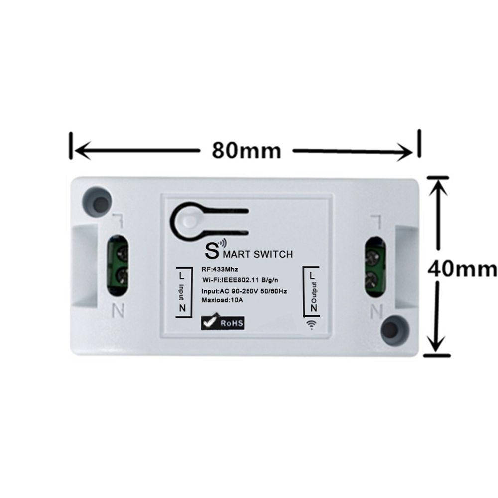 

Беспроводное Wifi + RF реле времени Tuya с радиоуправлением Smart Switch