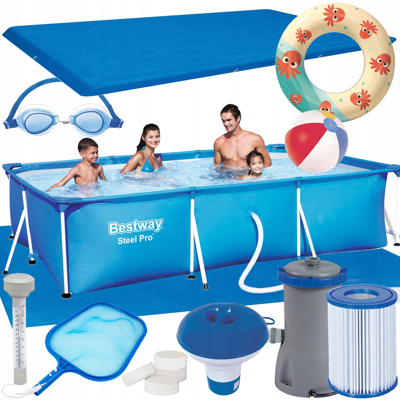 

Каркасный садовый бассейн BestWay 300x201