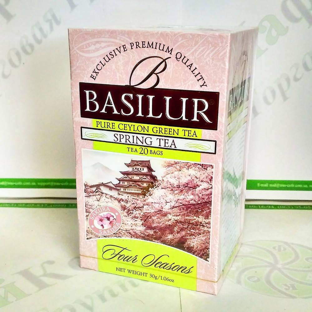 

Чай Basilur Весенний (Четыре сезона) зел. 25*1,5г