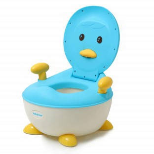 

Детский горшок Пингвин, голубой, Babyhood