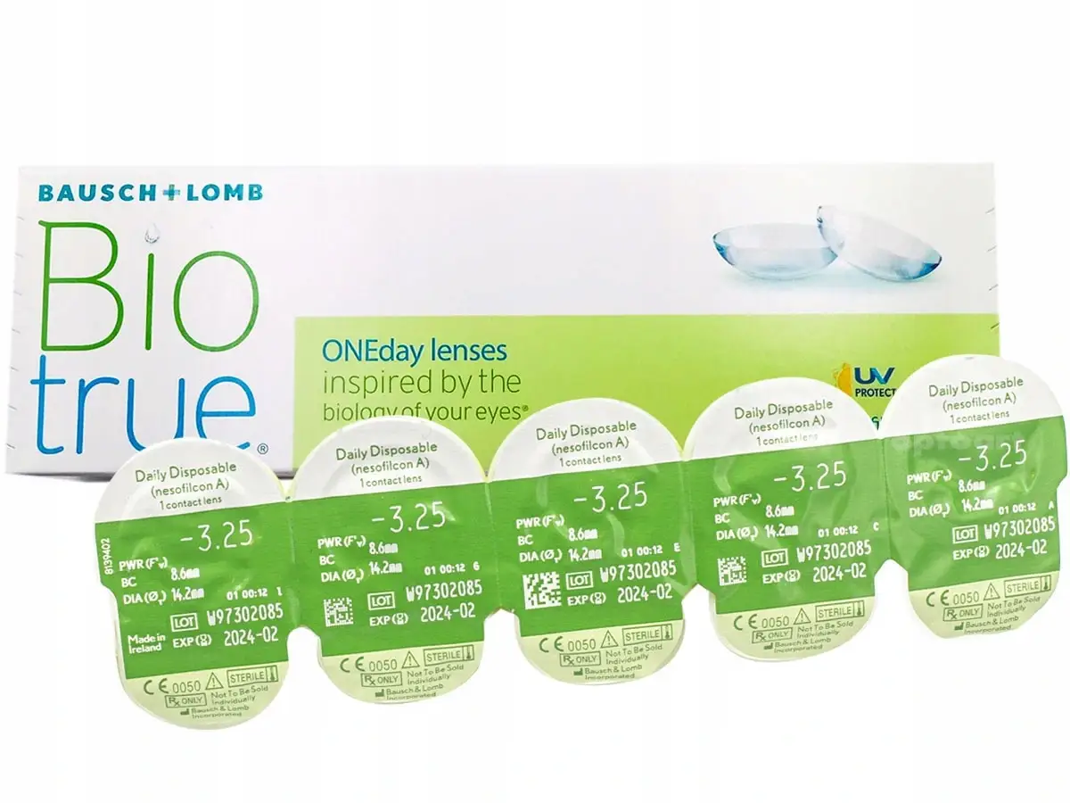 

Контактные линзы однодневные Biotrue OneDay 30 шт. Bausch