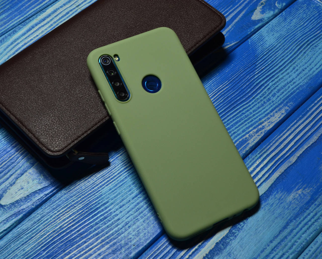 

Матовый силиконовый чехол для Xiaomi Redmi Note 8 / 8 (2021) Хаки(оливка)
