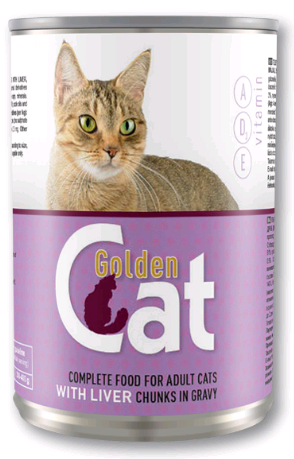 

Корм для кошек с печенью в соусе Golden Cat 415 г Венгрия 5999884350828