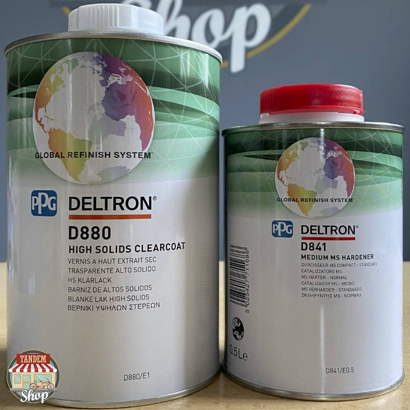 

Лак полиуретановый PPG Deltron D880 2:1 HS, 1 л + 500 мл Комплект