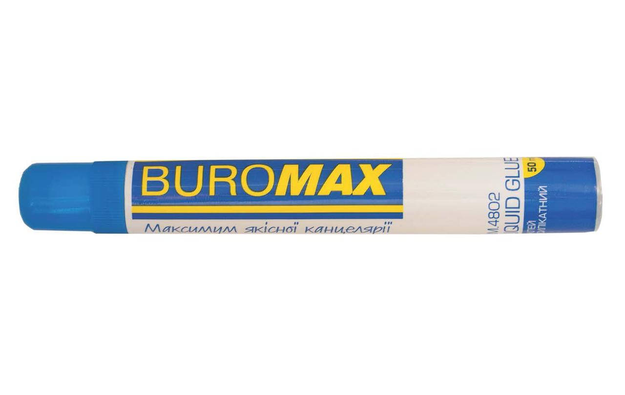 

Клей силикатный 50мл., с губкой BuroMAX
