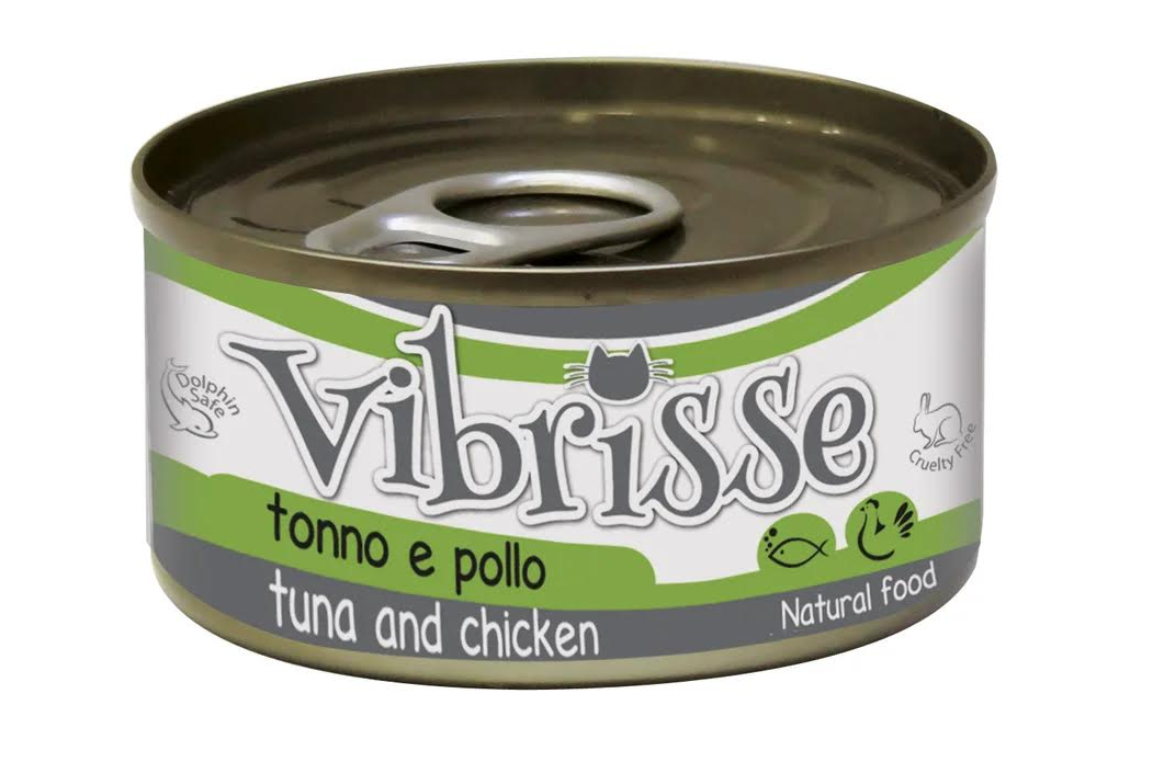 

Vibrisse консервы для кошек 70г*4шт (тунец и курица)