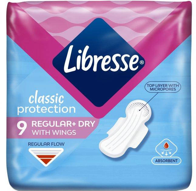 

Прокладки Libresse Classic Regular drai 9шт