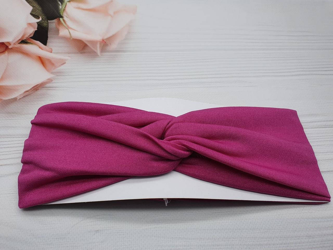 

Повязка узел 9см сиреневая 100798, Сиреневый