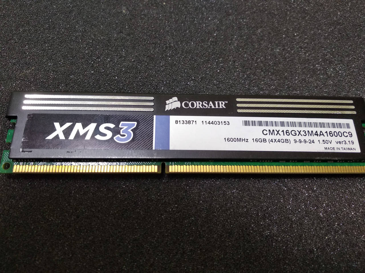 

Игровая оперативная память 4gb CORSAIR XMS3 DDR3-1600 Mhz PC3-12800U (Intel/AMD)