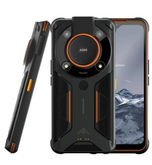 

Cмартфон AGM Glory SE 8/128GB Orange, Черный