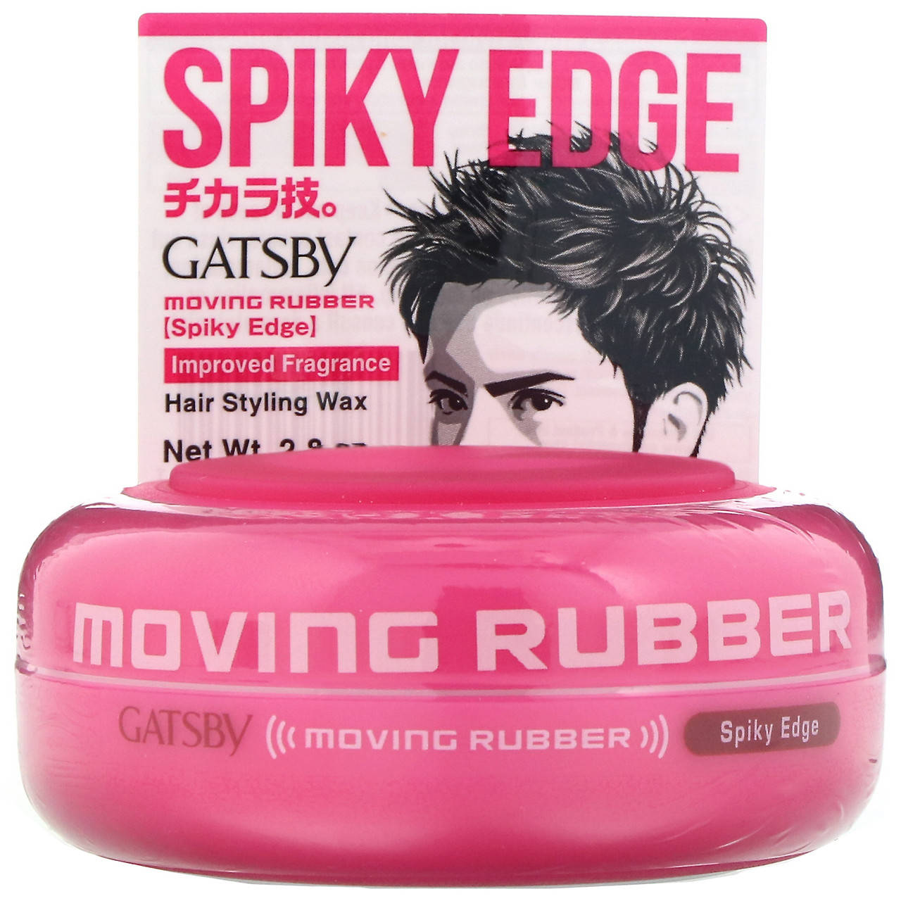 

Mandom, Gatsby, Moving Rubber, Spiky Edge, воск для волос, 2,8 унции