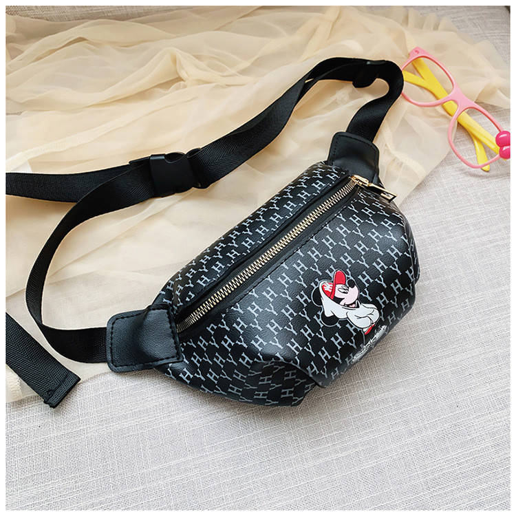 

Сумка на пояс с Микки Маус, бананка эко-кожа