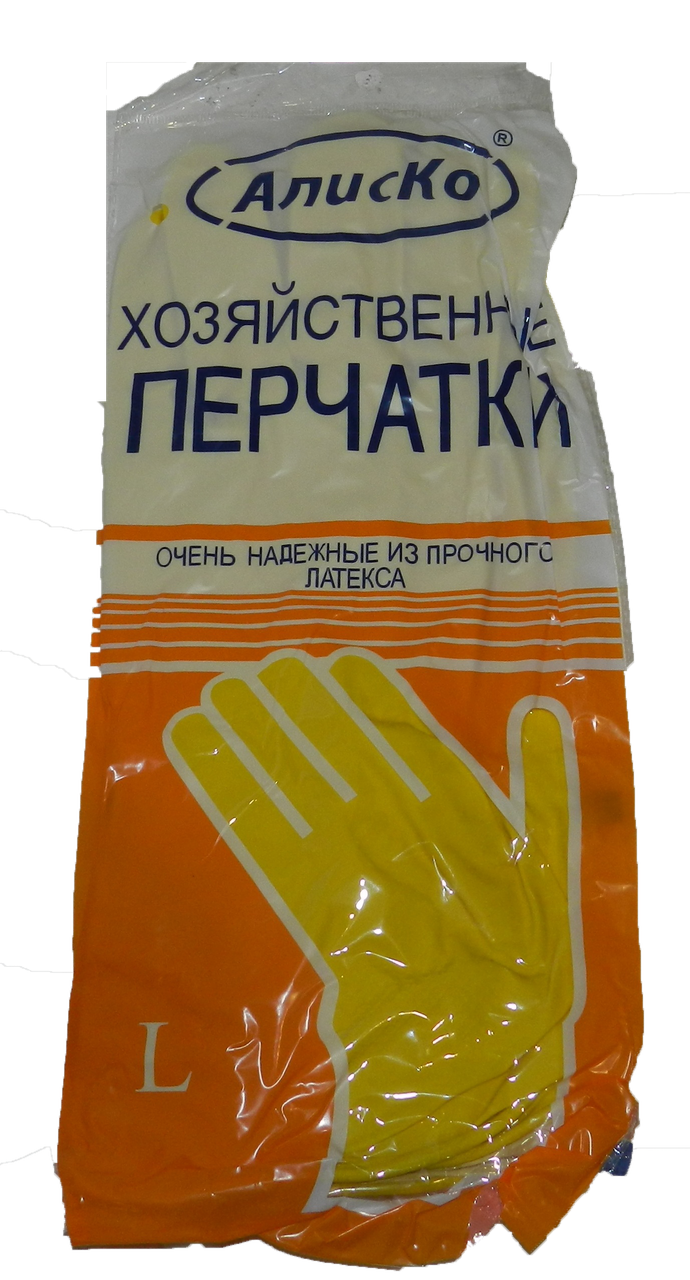 

Перчатки Латекс Хозяственные / разм. L/12шт./