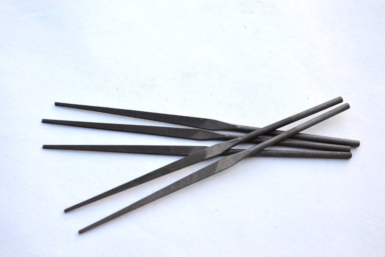 

Надфиль плоский остроносый №2 80мм. СССР