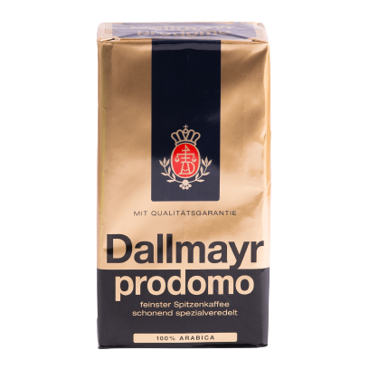 

Кава Далмаєр продомо (мелена) Dallmayer prodomo 500g 12шт/ящ (Код : 00-00000271)