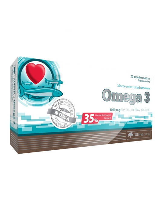 

Omega 3 60 kaps (35%) 1000 mg blister box 60 caps Olimp Labs