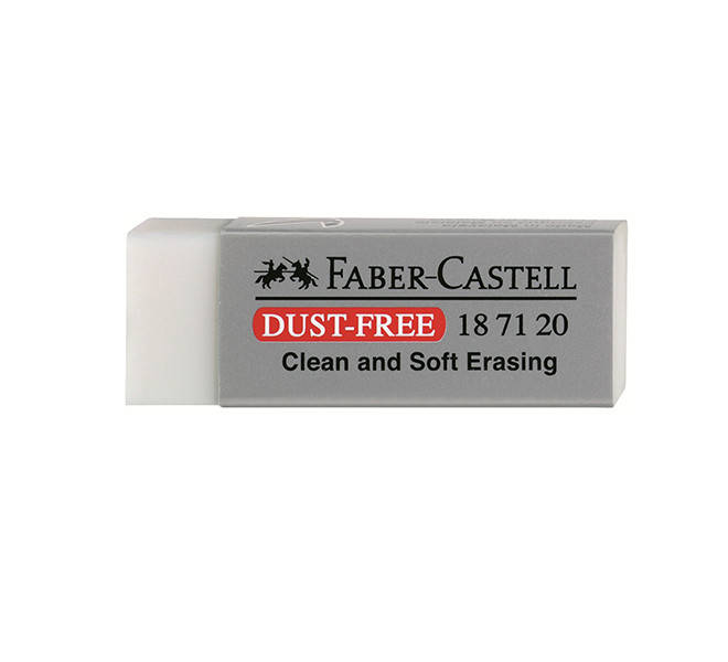 

Ластик dust free белый виниловый Faber-Castell 187120