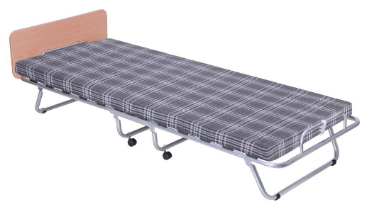 

Ортопедическая раскладушка AMF Классик-Полочкой 1900х800 мм на ламелях с матрасом, Серый