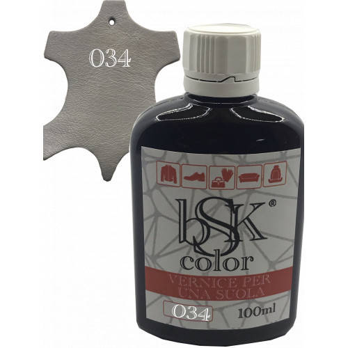 

Краска для кожи цвет светло-серый bsk-color 100 мл