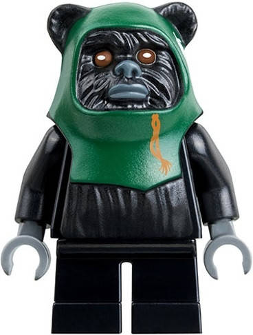 

Lego фигурка Звездные войны / Star Wars - лего минифигурка Стар Варс эвок солдат