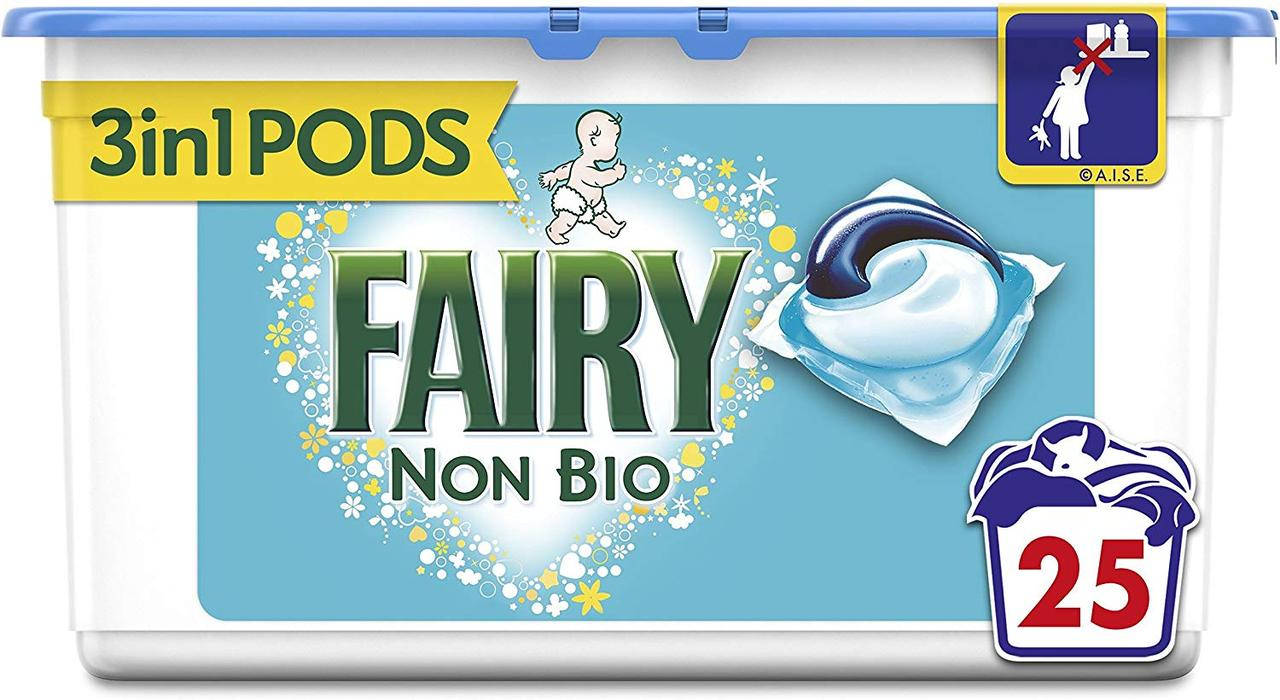 

Капсулы для стирки универсального белья Fairy Non Bio 25 шт