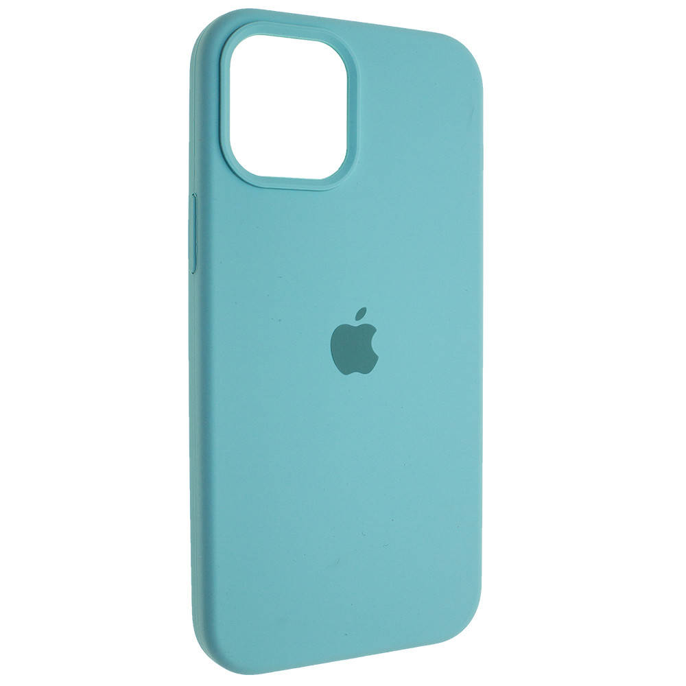 

Чехол Full Silicon iPhone 12 mini - "Зеленая лагуна №21", Зелёный