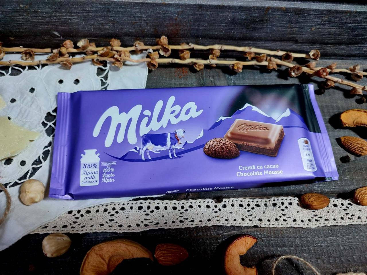 

Шоколад Milka Chocolate Mousse, 85 г