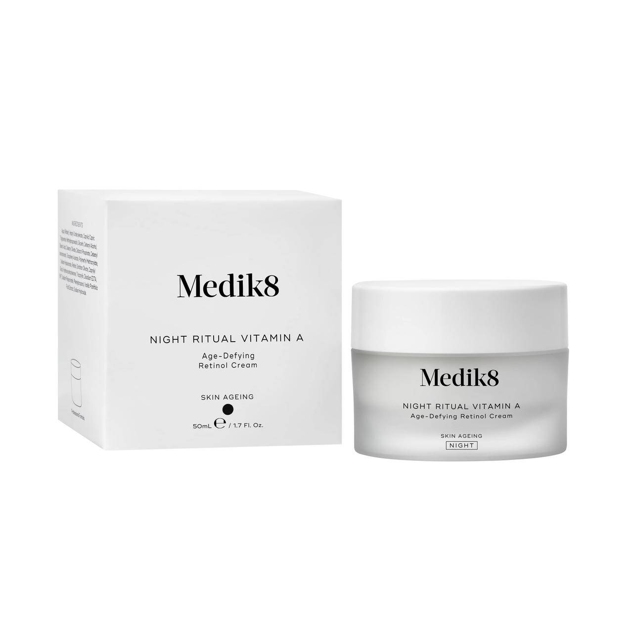 

Ночной антивозрастной крем с ретинолом 0,2% NIGHT RITUAL VITAMIN A MEDIK8