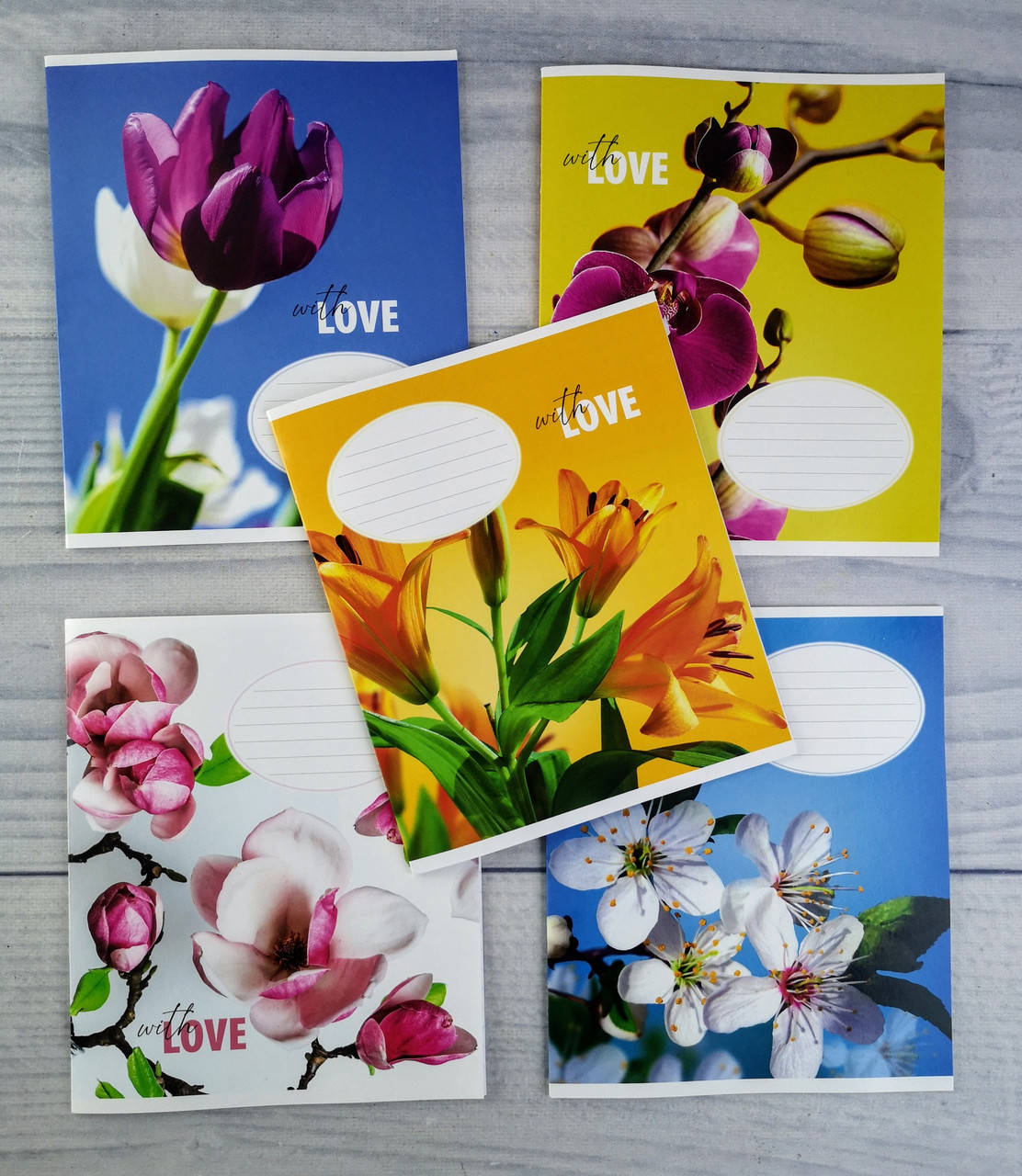 

Тетрадь 24 листов линия With love 02843(24л) Школярик Украина